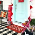 thumbnail image 5 of Valentines Day Door Mat,Hello Valentine Hearts Indoor Outdoor Non-Slip Valentine Doormat,Entryway Front Porch Valentine''s Day Welcome Mat for Entrance Decor,30" x 17", 5 of 6