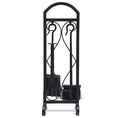 - Costway 5 Pieces Fireplace Tools Set Iron Fire Place Tool set Stand Hearth Accessories
