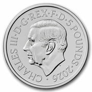 2026 Great Britain Ian Rank-Broadley Effigy £5 BU coin