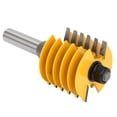 thumbnail image 3 of Finger Joint Router Bit, YG6 Alloy Head High Hardness Milling Cutter 1/2in Shank Jointing  For Solid Wood For MDF For Plywood, 3 of 7