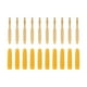 thumbnail image 1 of 10 conectores banana chapados en oro de 2 mm, conectores macho aislados de metal con carcasa para equipos de prueba (amarillo), 1 of 14