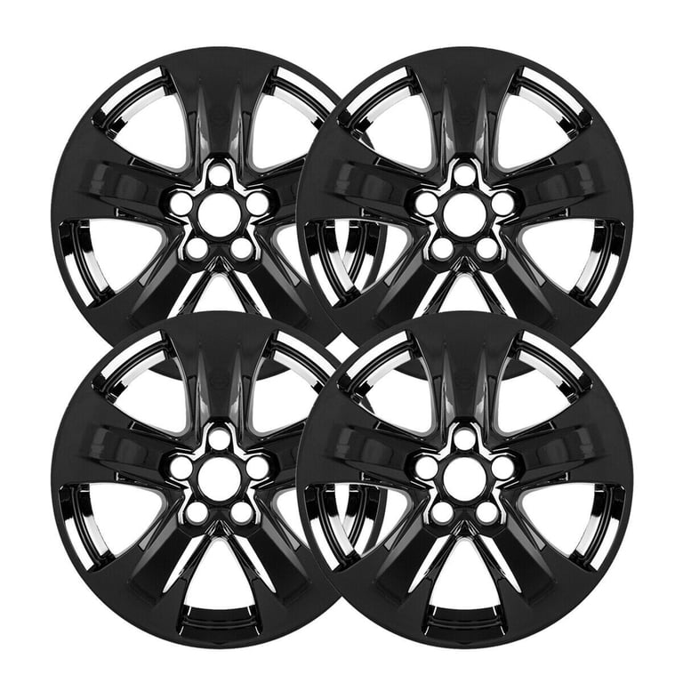 WheelX, Hubcap Wheel Cover, 17 inch, Satin Black, Durable ABS