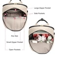 thumbnail image 3 of Mochila para portátil LOVEVOOK impermeable con puerto USB de 15,6 pulgadas para hombres y mujeres, 3 of 9
