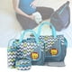 thumbnail image 5 of de bolsa pañales, bolsa multifunción, almohadil para pañales, con bolsa para el almuerzo con bolsa para , , Gris Hugo Bolsa de hombro, 5 of 7