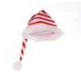 thumbnail image 5 of Aislor Girls Christmas Party Candy Cane Costume Striped Figure Skating Dance Tutu Dress with Santa Hat Red 10, 5 of 7