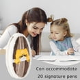 thumbnail image 4 of Estuche de papelería Minache de peluche con diseño de perro o dinosaurio para mujer, neceser (8094 + Ornitorrinco), 4 of 6