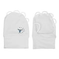 thumbnail image 4 of Guantes de golf transpirables, antideslizantes, elásticos, de verano, para remar y hacer senderismo. XL Blanco Izquierdo, 4 of 5
