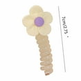 thumbnail image 2 of Vikakiooze Flower Spiral Hair Ties for Women Hair Ring Head Rope Girl Cute Rubber Band Hair Rope Headdress Hair Accessories, Gift, 2 of 5