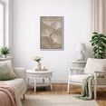 thumbnail image 3 of Framed Canvas Print Minimalist White Ginkgo Leaves Botanical Wall Art Neutral Modern Nature Decorative for Living Room Bedroom - 24"x36" WHITE, 3 of 8