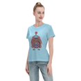 thumbnail image 4 of T-Shirt Basique à Manches Courtes pour Femmes une Pièce Jinping, 4 of 6