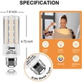 thumbnail image 4 of NS LED 40W 300W Equivalent Warm White Decorative Light Bulbs, Enclosed Fixture Rated, 2 Pack, 4 of 33