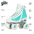 thumbnail image 2 of Crazy Skates Glitz Roller Skates | Adjustable or Fixed Sizes | Glitter Sparkle Quad Skates for Women and Girls, 2 of 7