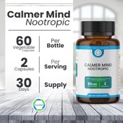 TrueMed Nootropic Brain Booster for Energy, Focus, Productivity 60 Capsules