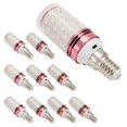 thumbnail image 3 of 10 Bombillas LED Tipo Maíz E14 de 12 W para Reemplazar Lámparas Halógenas, Bombillas Pequeñas con Rosca, Bombillas Inteligentes de Bajo Consumo, Luz Cálida, 3 of 9