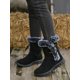 thumbnail image 3 of Lace-up Side Faux Suede Thermal Lined Snow Boots, 3 of 5