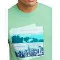thumbnail image 2 of Hanes All Gender Explorer Collection City, Land, Sea Patch Graphic T-Shirt, Sizes XS-2XL, 2 of 7