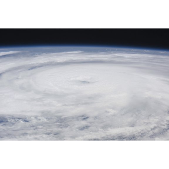 Hurricane Bill in the Atlantic Ocean Canvas Art - Stocktrek Images (35 x 23)