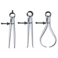 thumbnail image 1 of 3 pc Spring Caliper Set Carbon Steel, Gives Accurate Measurements, 1 of 1