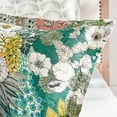 thumbnail image 4 of Levtex Home - Bettina Floral Duvet Cover - Full/Queen - Teal, Blue, Green, Mauve, Cream - Duvet Cover (92 x 96in.) - Cotton, 4 of 6