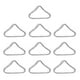 thumbnail image 2 of 10 piezas de accesorios de hebilla triangular, hebillas de resorte con anillo triangular de cincha 10PCS anillo SOLAMENTE, 2 of 8