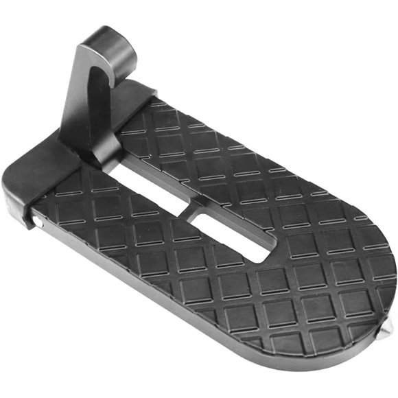 Lunfar Black Car Door Pedal Folding Pedals for Cars Used as a Rescue Hammer U-Shaped Hook Pedal for Camper SUV Jeep