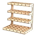 thumbnail image 5 of DIY Paint Ink Wooden Rack Model Holder Organizer 4-layer 60-grid, 5 of 6