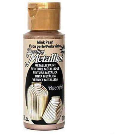 UPC: 0766218060365 | DecoArt Dazzling Metallics Acrylic Color 2 oz. Mink Pearl