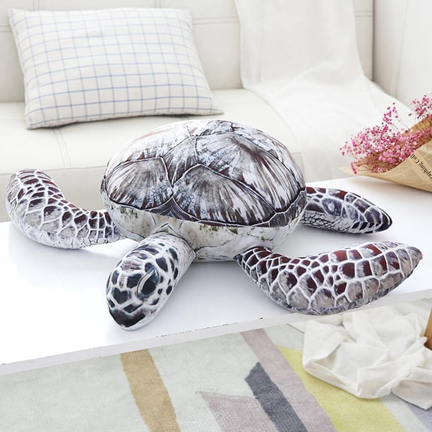 Juguete de peluche de tortuga marina de 70cm, muñeco de peluche grande de alta calidad, almohada para dormir para niño, regalo creativo zhangyuxiang LED