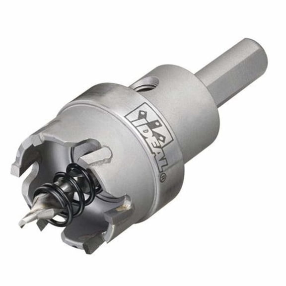 Ideal Industries Tko 1 Inch Carbide-Tipped Hole Cutter For Sheet Metal And Steel