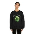 thumbnail image 2 of Four Leaf Clover St Patricks Day Women's Sweatshirt Irish Shirt, 2 of 4