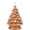 Gingerbread + Multi, variant on Best Choice Products Ceramic Christmas Tree Pre-lit Hand-Painted Tabletop Holiday Tree, Gingerbread Red/White/Grn Lights