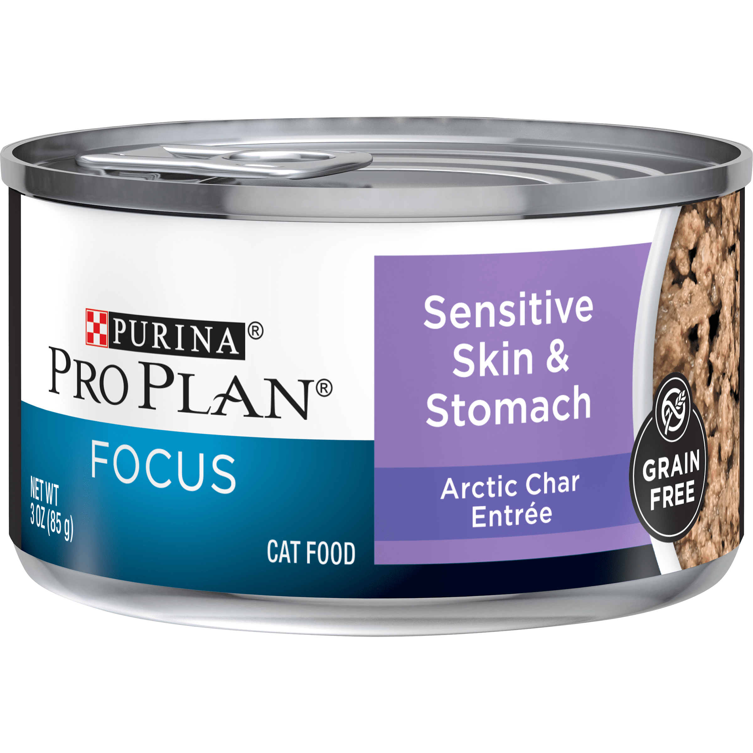 (24 Pack) Purina Pro Plan Sensitive Stomach Wet Cat Food, FOCUS