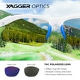 thumbnail image 3 of Xagger Kids Polarized Sports Sunglasses for Boys Girls Age 3-8 Toddler Baseball Softball TR90 Frame Glasses, 3 of 6