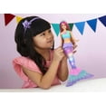 thumbnail image 4 of Barbie Fantasy Mermaid Doll with Water-Activated Twinkle Light-Up Tail and Pink-Streaked Hair, 4 of 6