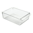 thumbnail image 3 of iDesign Fridge Storage Bin with Handle - Fridge Tray for Snacks, Meats, and Cheeses, 3 of 11