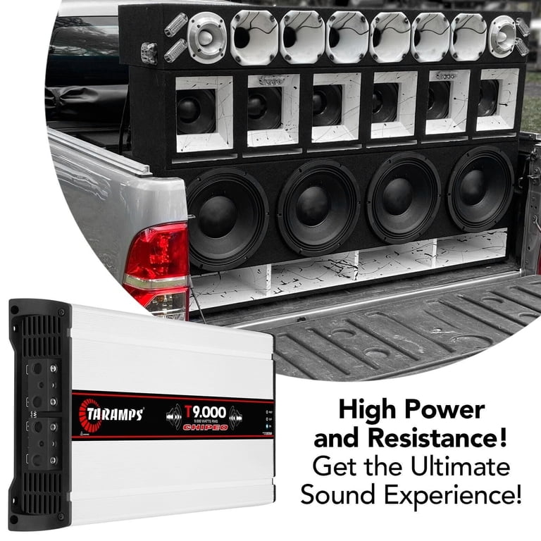 Taramps, Car Audio Amplifier, T 9.000 Chipeo, 9000W RMS at 12.6V 