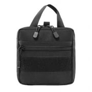 Tactical MOLLE Horizontal Admin Pouch Utility Waist Hanging Bag EDC Tool Bag Military Carry Accessory Rip-Away First Aid Kit Pouch