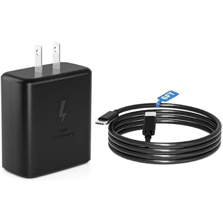 ZRFX Super Fast Charger Type C, 45W USB C Wall Charger Fast Charging for Samsung Galaxy S25 Ultra/ S25/S25+/S24+/ S24 Ultra/S24/S24+/S23 Ultra/S22 Ultra/S21 Ultra