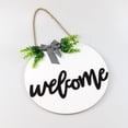 thumbnail image 3 of Bearachild Colgador de puerta delantera, placa de puerta de estilo Vertical, tablero para colgar en la pared con lazo, decoraciones rústicas para porche, Kits de decoración para fiestas Tipo3 Bearachild HA063872-03, 3 of 6