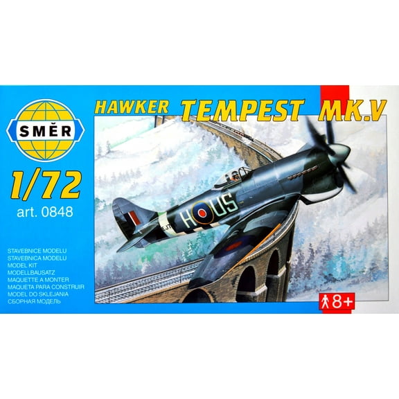 Hawker Tempest Mk V, Ace Roland Beamont (1/72 model kit)