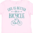 thumbnail image 4 of Inktastic Life's Better on a Bicycle Girls Toddler T-Shirt, 4 of 5
