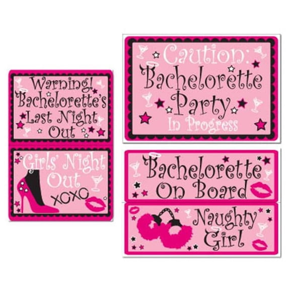 Bachelorette Auto-Clings - 12 Units