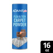ADAMS Plus Flea & Tick Carpet Powder, Kills Fleas and Ticks On Contact, Prevents Flea Infestations for 12 months, For Carpets and Upholstery, Freshens and Deodorizes, Treats Up to 400 sq ft, 16 oz