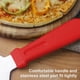 thumbnail image 3 of Naiovety Servidor de pastel de acero inoxidable Pizza Pie Pala Espátula Cortador Raspador Cuchillo de corte Rojo, 3 of 6