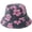 Pink, variant on Winter Warm Plush Bucket Hat Daisy Flowers Furry Faux Fur Fuzzy Shearling Fisherman Hats for Women