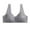 #253-Gray, variant on Women's Comfort Front-Close Wireless, Seamless Cooling T-Shirt Bra Plus Size Everyday Bra