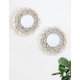 thumbnail image 4 of Espejo de pared colgante con borde de macramé Juego de 2 pequeños espejos antiguos bohemios redondos decorativos para sala de estar plana Dormitorio Guardería de bebé Hermosa idea de regalo, 4 of 4