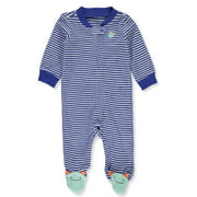 Carter's Baby Boys' Terry Footed Coveralls (Newborn)
