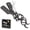 Black Gold, variant on G4 Vision Universal Replaceable Half Blade Straight Razor with 100 Blades, Professional Double Ring Barber Single Edge Shave Razor …