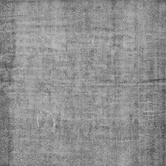 Ahgly Company Indoor Square Abstract Gray Contemporary Area Rugs, 8' Square